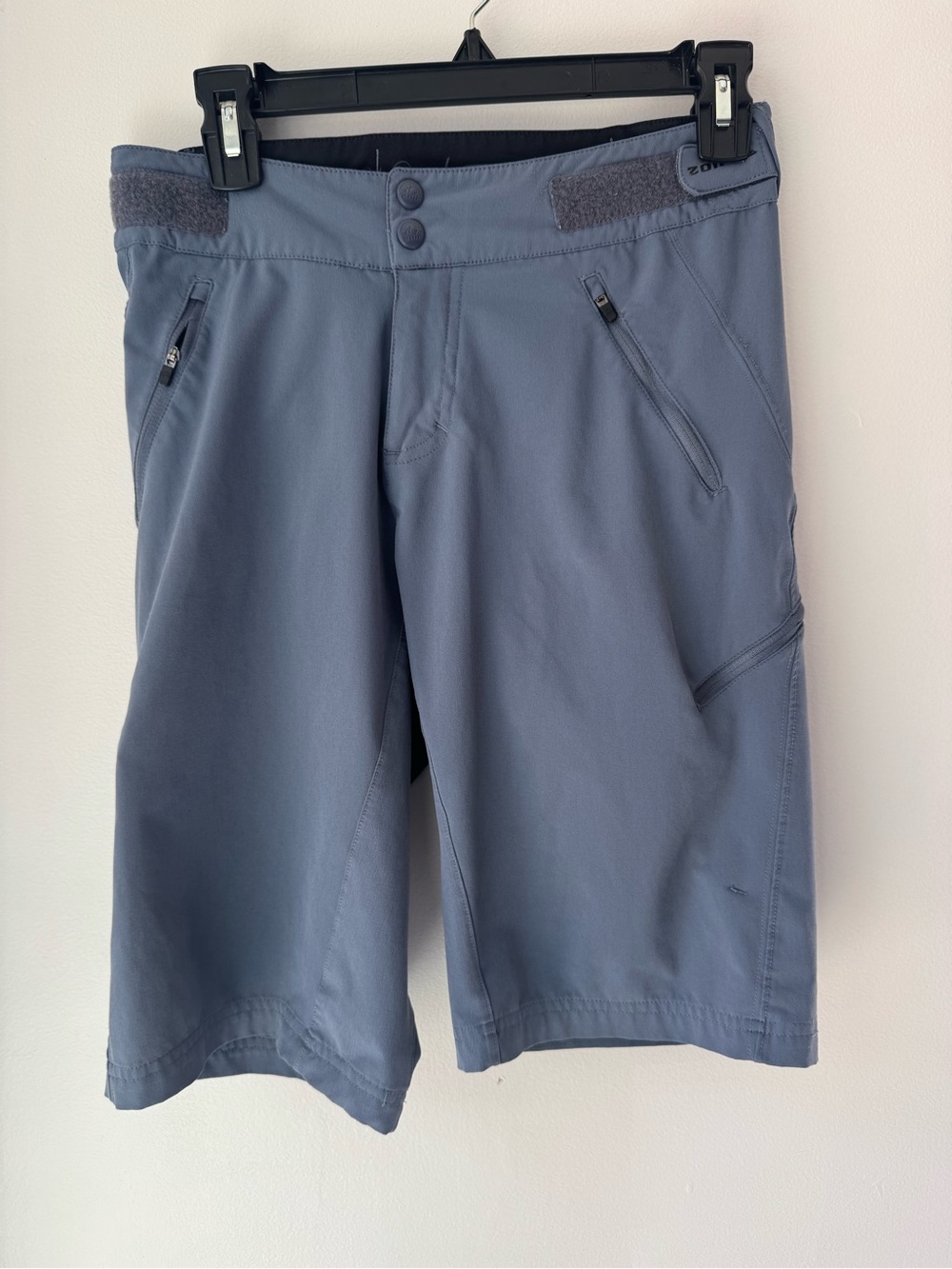 Zoic Navaeh MTB Shorts - 11” inseam - XS - Light blue/grey
